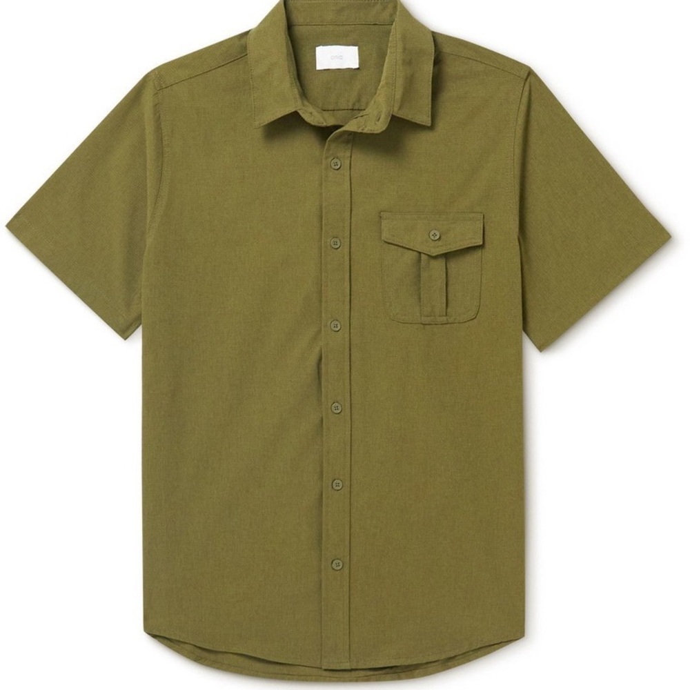 Onia All Terrain Stretch Ripstop Shirt - Button Down